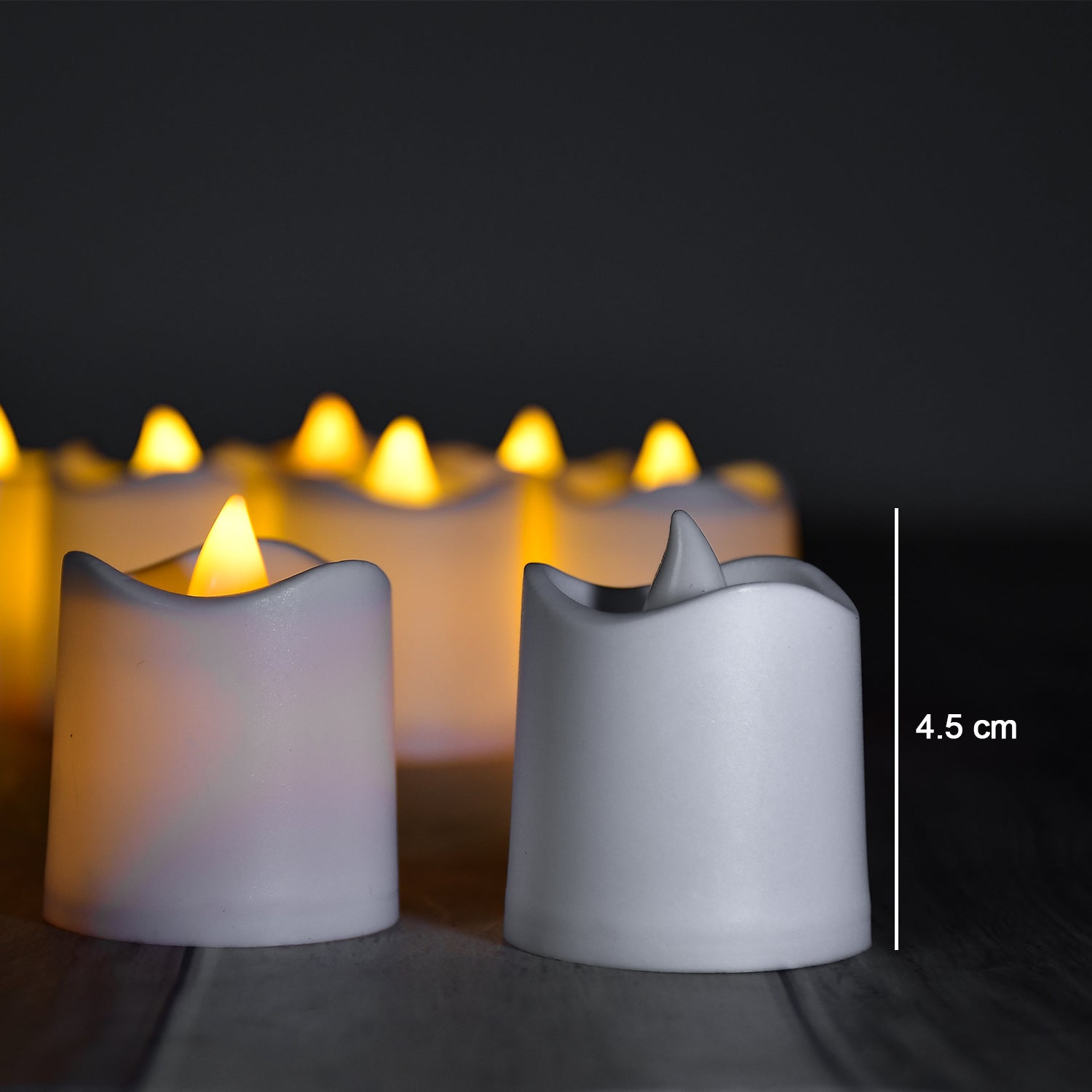 6487 Flameless LED Tealights, Smokeless Plastic Decorative Candles - Led Tea Light Candle For Home Decoration (Pack Of 24) DeoDap 6487 Flameless LED Tealights, Smokeless Plastic Decorative Candles - Led Tea Light Candle For Home Decoration (Pack Of 24) DeoDap